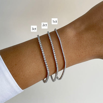 14K Lab Grown Diamond Tennis Bracelet | The DC Tennis