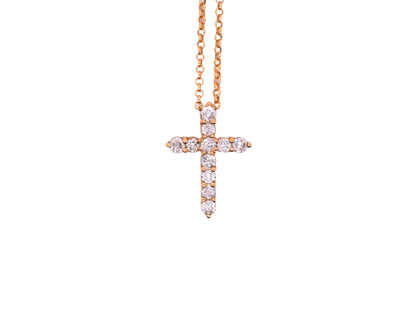 14K Lab Grown Diamond Cross | The DC Cross